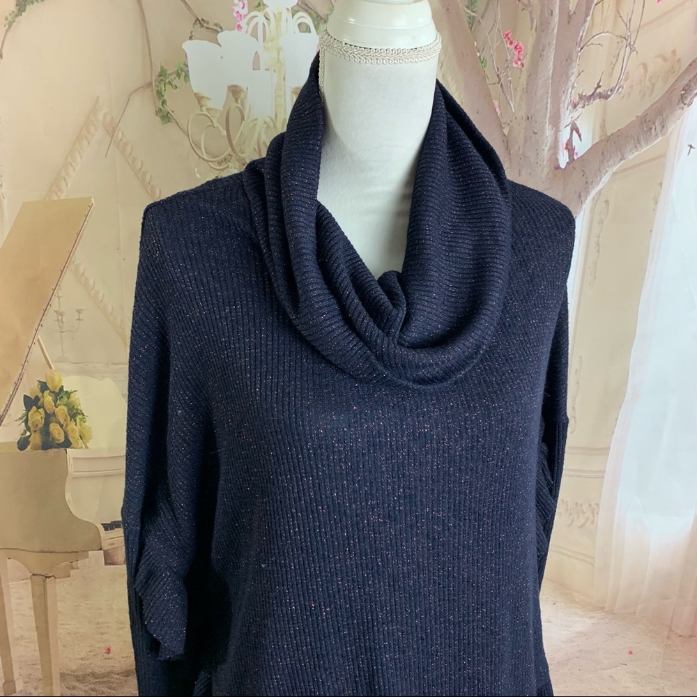 Anthropologie Postmark Ribbed Ruffle Turtleneck - Picture 5 of 12